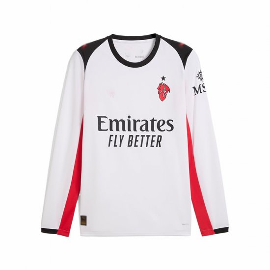 Camiseta AC Milan 2ª Manga Larga 25-26 - Haga un click en la imagen para cerrar