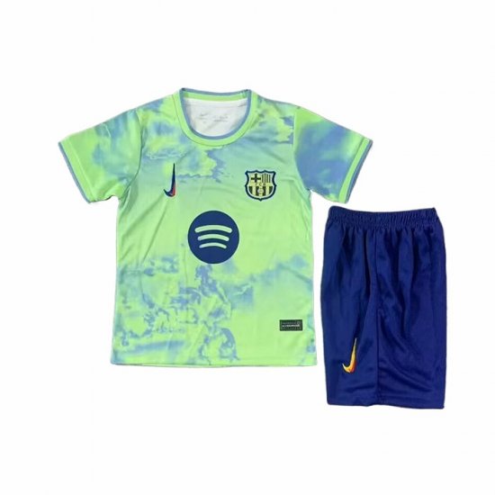 Camiseta Barcelona Special Nino 25-26 Verde - Haga un click en la imagen para cerrar