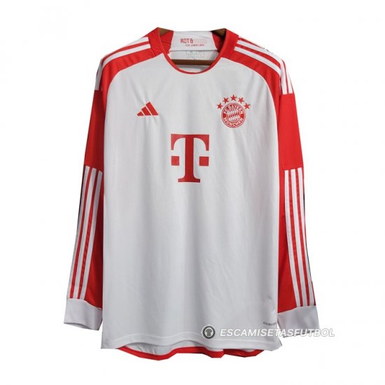 Camiseta Bayern Munich 1ª Manga Larga 23-24 - Haga un click en la imagen para cerrar