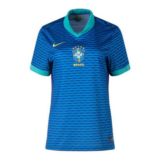 Camiseta Brasil 2ª Mujer 2024 - Haga un click en la imagen para cerrar