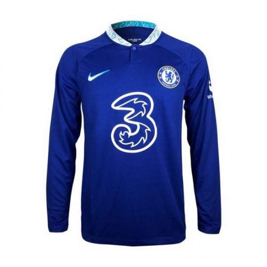 Camiseta Chelsea 1ª Manga Larga 22-23 - Haga un click en la imagen para cerrar