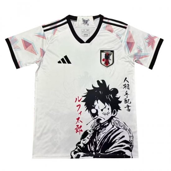 Camiseta Japon Anime Luffy 24-25 Blanco - Haga un click en la imagen para cerrar