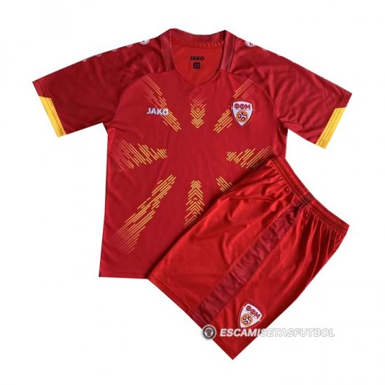 Camiseta Macedonia del Norte Primera Nino 2023 - Haga un click en la imagen para cerrar