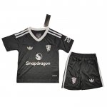 Camiseta Manchester United Portero Nino 24-25 Negro
