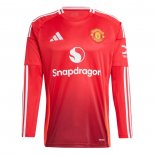 Camiseta Manchester United 1ª Manga Larga 24-25