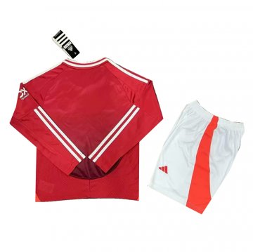 Camiseta Manchester United 1ª Manga Larga Nino 24-25