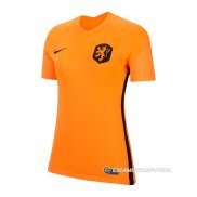 Camiseta Paises Bajos 1ª Mujer Euro 2022