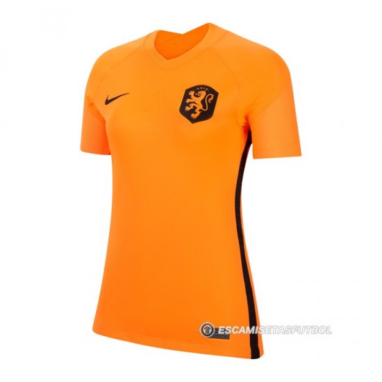 Camiseta Paises Bajos 1ª Mujer Euro 2022 - Haga un click en la imagen para cerrar
