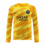 Camiseta Paris Saint-Germain Portero Manga Larga 23-24 Amarillo