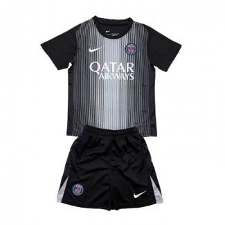Camiseta Paris Saint-Germain Portero 1ª Nino 25-26 Negro