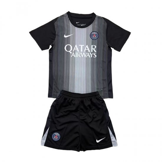 Camiseta Paris Saint-Germain Portero 1ª Nino 25-26 Negro - Haga un click en la imagen para cerrar