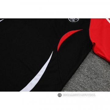 Camiseta Polo del Ajax 22-23 Negro y Rojo