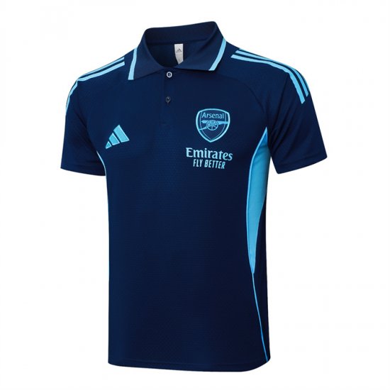 Camiseta Polo del Arsenal 2025-26 Azul - Haga un click en la imagen para cerrar
