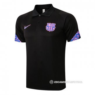 Camiseta Polo del Barcelona 22-23 Negro