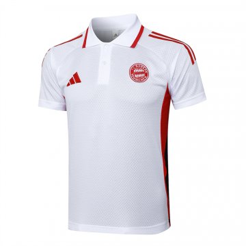 Camiseta Polo del Bayern Munich 25-26 Blanco
