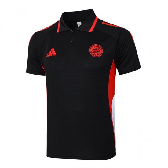 Camiseta Polo del Bayern Munich 25-26 Negro - Haga un click en la imagen para cerrar