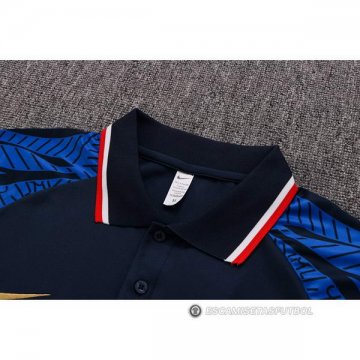 Camiseta Polo del Francia 22-23 Azul Oscuro