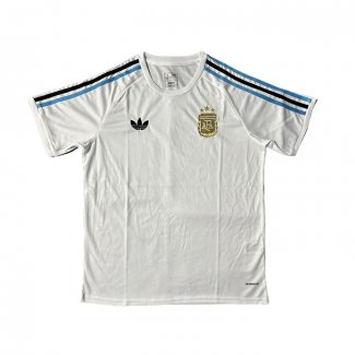 Camiseta Pre Partido del Argentina 2025 Blanco