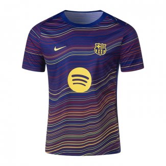 Camiseta Pre Partido del Barcelona 25-26 Azul