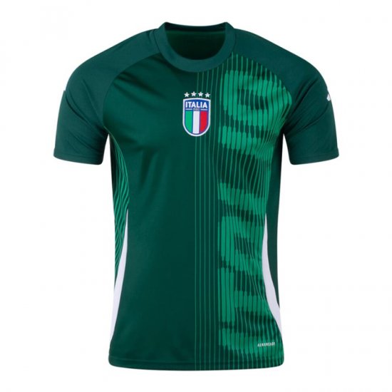 Camiseta Pre Partido del Italia 2024 Verde - Haga un click en la imagen para cerrar