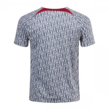 Camiseta Pre Partido del Liverpool 2022 Gris Oscuro