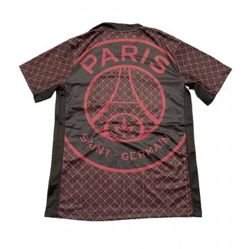 Camiseta Pre Partido del Paris Saint-Germain 25-26 Negro Rojo