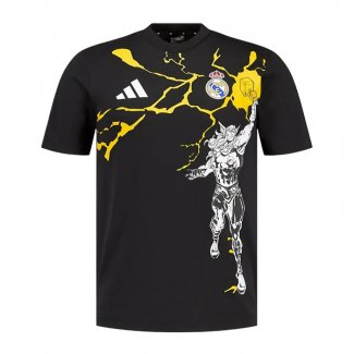 Camiseta Pre Partido del Real Madrid 25-26 Negro