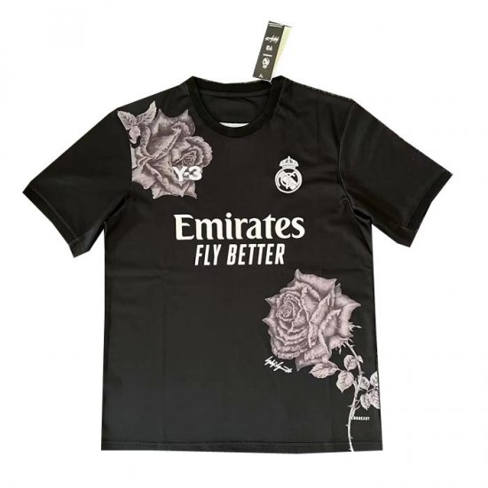 Camiseta Real Madrid Y-3 2024 Negro - Haga un click en la imagen para cerrar