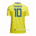 Camiseta Suecia Jugador Forsberg 1ª 2018