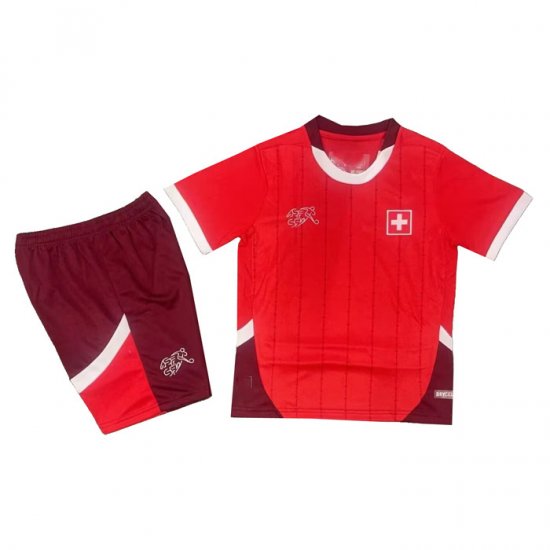 Camiseta Suiza 1ª Nino 2024 - Haga un click en la imagen para cerrar