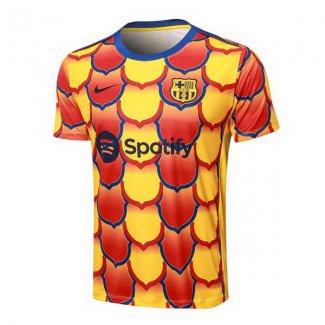 Camiseta de Entrenamiento Barcelona 2024-25 Amarillo