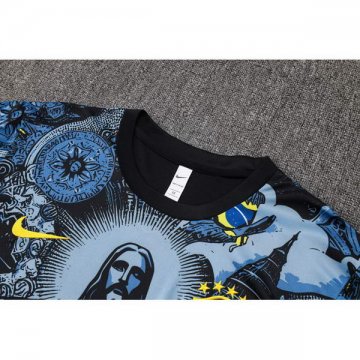 Camiseta de Entrenamiento Brasil Jesus 24-25 Azul