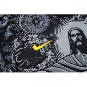 Camiseta de Entrenamiento Brasil Jesus 24-25 Negro