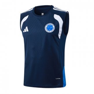 Camiseta de Entrenamiento Cruzeiro Sin Mangas 25-26 Azul