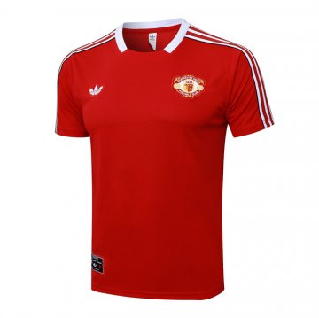 Camiseta de Entrenamiento Manchester United 25-26 Rojo