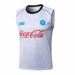 Camiseta de Entrenamiento Napoli Sin Mangas 25-26 Blanco