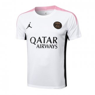 Camiseta de Entrenamiento Paris Saint-Germain Jordan 24-25 Blanco