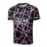 Camiseta de Entrenamiento Paris Saint-Germain Jordan 25-26 Negro Rosa
