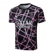 Camiseta de Entrenamiento Paris Saint-Germain Jordan 25-26 Negro Rosa