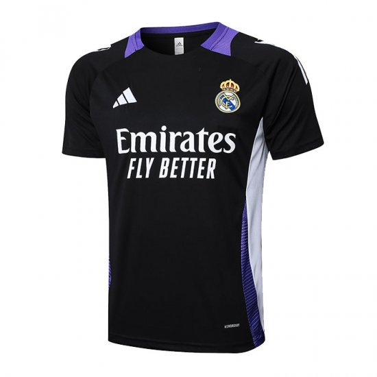 Camiseta de Entrenamiento Real Madrid 2024-2025 Negro - Haga un click en la imagen para cerrar
