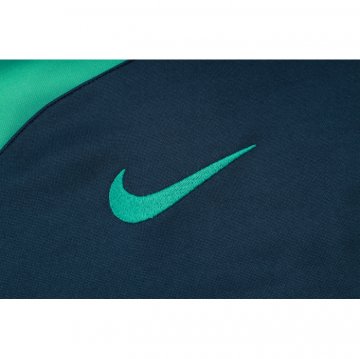 Chandal con Capucha del Barcelona Nino 23-24 Azul y Verde