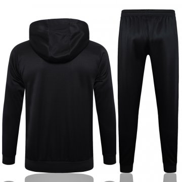 Chandal con Capucha del Barcelona Nino 24-25 Negro