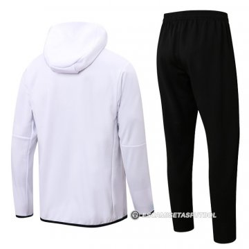 Chandal con Capucha del Francia 22-23 Blanco