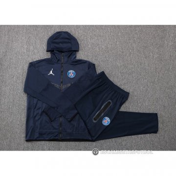 Chandal con Capucha del Paris Saint-Germain 22-23 Azul