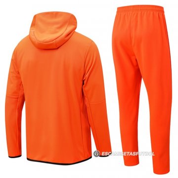 Chandal con Capucha del Paris Saint-Germain 22-23 Naranja