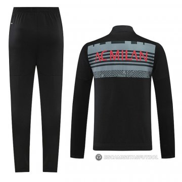 Chandal de Chaqueta del AC Milan 22-23 Negro
