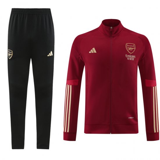 Chandal de Chaqueta del Arsenal 23-24 Rojo Oscuro - Haga un click en la imagen para cerrar