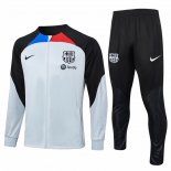 Chandal de Chaqueta del Barcelona 2023-24 Gris