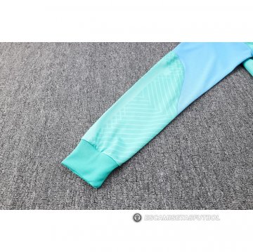 Chandal de Chaqueta del Barcelona 22-23 Verde