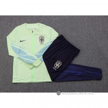 Chandal de Chaqueta del Brasil Nino 22-23 Verde